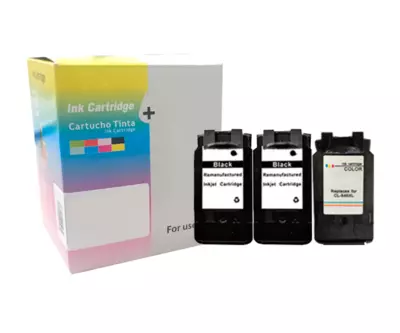 PACK INKJET DAYMA REMANUFACTURADO (EU) CANON PG540/CL541 XL (MARCA EL NIVEL DE TINTA) - 2BK + 1CMY