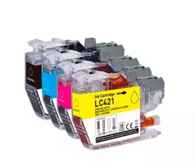 INKJET DAYMA BROTHER LC421 AMARILLO 200 PAG PREMIUM