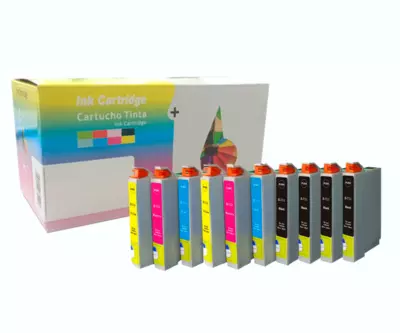 PACK INKJET DAYMA EPSON T0715 PREMIUM - 4BK + 2C + 2M + 2Y